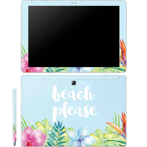 Beach Please Galaxy Book 12in Skin